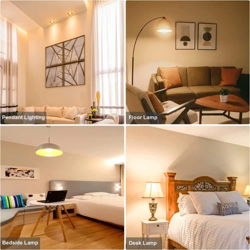 BRTLX E27 Schraubbirne, 12 W, 100 W gleichwertig, warmweiß 3000K, A60 Edison Light... 7