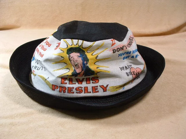 Original 1950's Elvis Presley Fan Club Vintage Bucket Hat