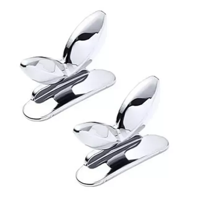 Comfortable Riding Experience 2Pcs Toilet Lid Handles in 3 Color Options