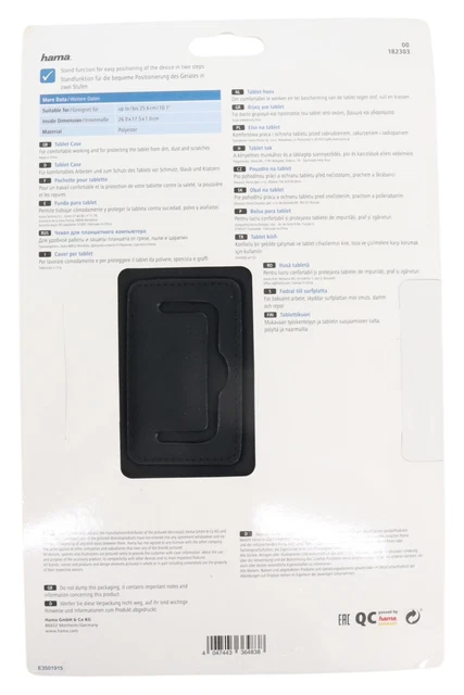 HAMA Tablet Schutzhülle Universal bis 10.1 Zoll schwarz 2