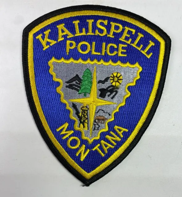 Kalispell Police Montana MT Police Patch G10