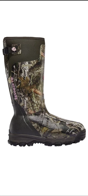 Lacrosse Womens Alphaburly Pro Hunting Boot Mossy Oak Country 1600g 8 376031-6