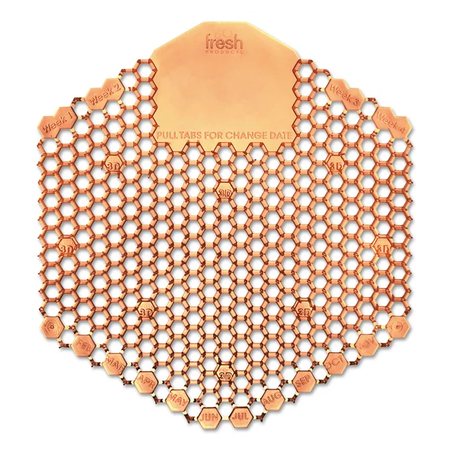 FRESH PRODUCTS Wave 3D Urinal Deodorizer Screen Orange Mango Fragrance 10