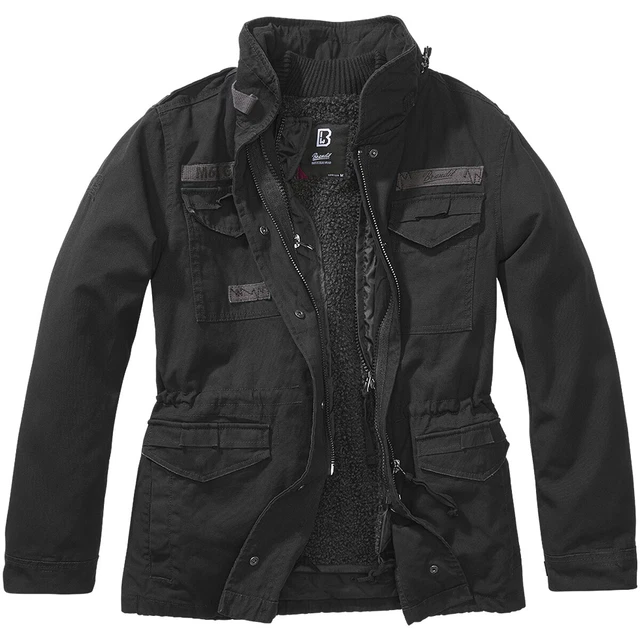 Parka En Cuir Noir Vera Pelle à Capuche - Taille 42/XL, Mi-long, Occasion Très Bon état