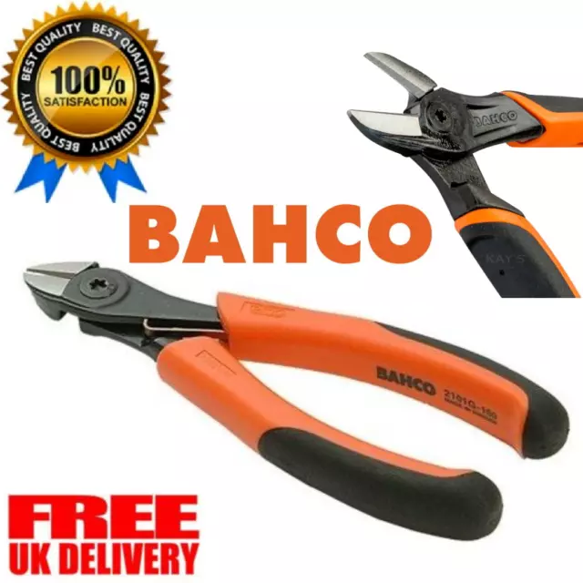 Bahco ERGO Heavy Duty Wire Cable Side Cutter Cutting Pliers Snips 2101G-140 mm