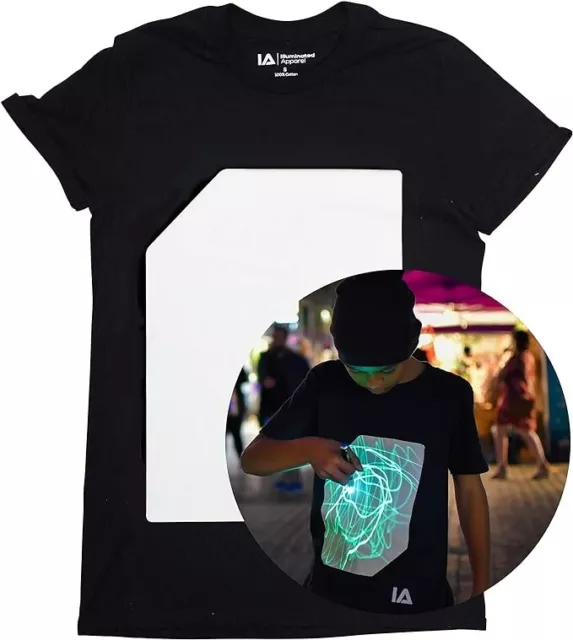 Original Illuminated Apparel Interactive Glow in The Dark T-Shirt