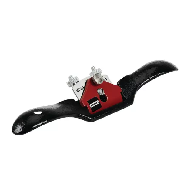 Spokeshave with Flat Base Adjustable Cutters Tool Plane Wood with Vinyl Pouch