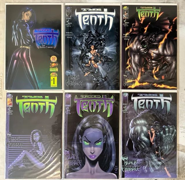 The Tenth The Black Embrace #1 - 4 Dynamic Forces Foil Variant - Image - 1999 NM