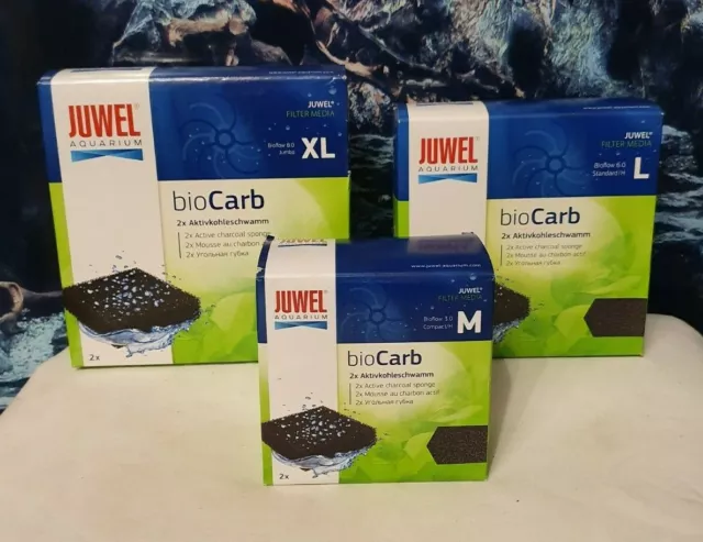 Juwel Aktivkohle Filterschwamm Bioflow 8.0 Jumbo - bioCarb XL TOP