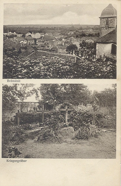 54-CPA German / Bremenil (Meurthe-et-Moselle) Village, cemetery / superb