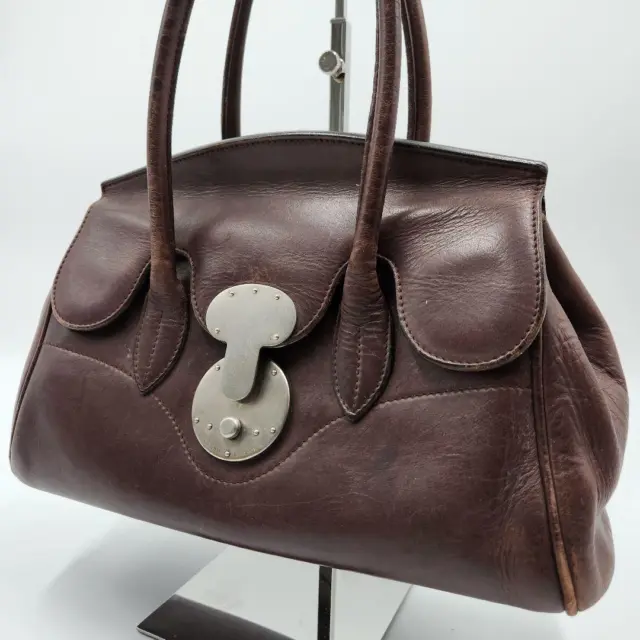 ralph lauren ricky leather handbag