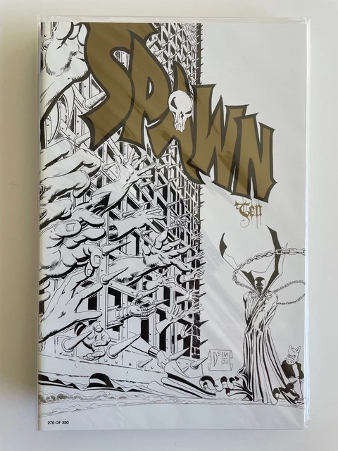 Remastered Spawn 10 CEREBUS Todd McFarlane & Dave Sim Art VF+ gold