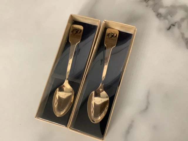 Vintage 1987 John Deere 150th Anniversary Collector SPOONS NEW in Box…lot of 2