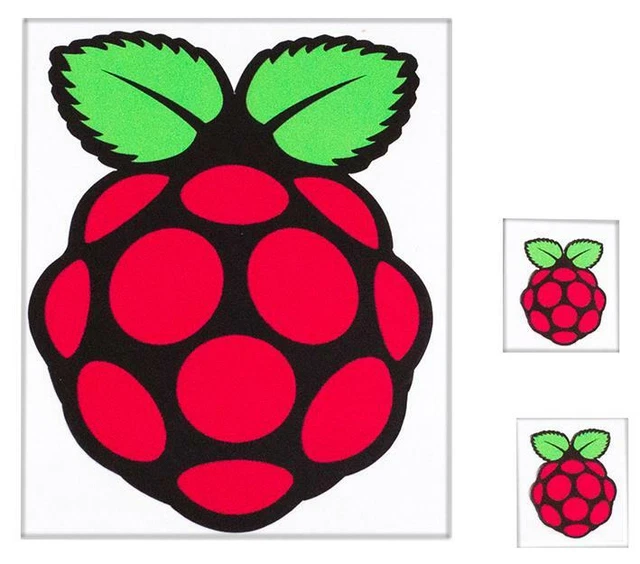 Stickers Raspberry Pi Grand PK6 - STICKERS-LGE-6