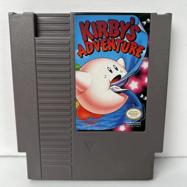 Kirby's Adventure (Nintendo NES, 1993) Authentic - TESTED & Working - FRENCH !