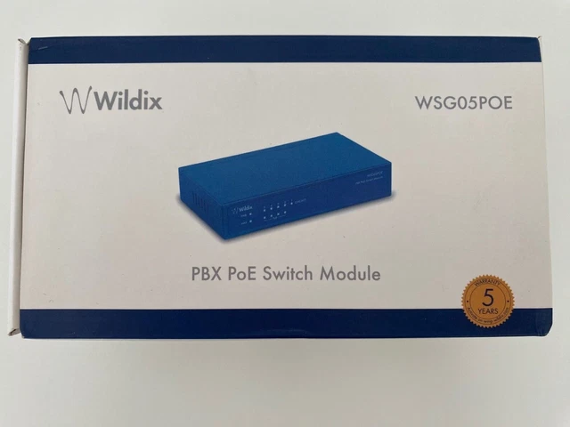 Switch Fibre Wildix WSG-08-POE - Neuf Sous Blister - 24 Ports, Rackable