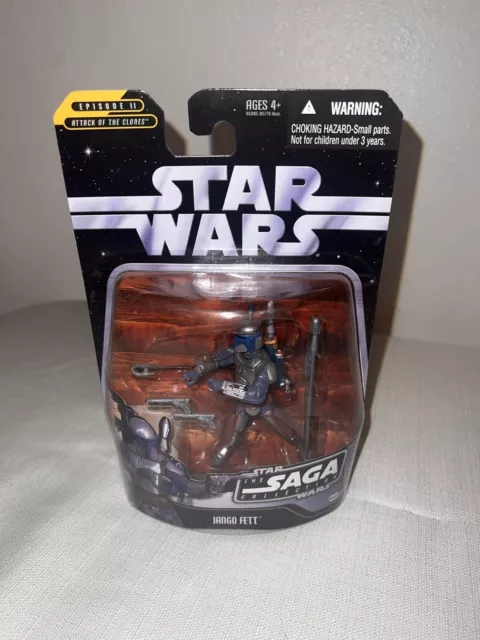 Star Wars SAGA COLLECTION Figure 020 JANGO FETT - EPISODE II Attack Clones - New