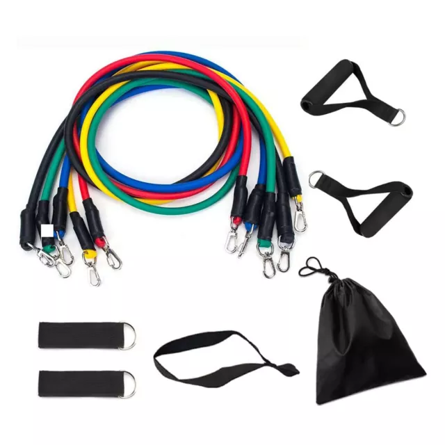 Bandas de Resistencia Elásticas Fitness Gomas Musculación Yoga Gym Hogar Set