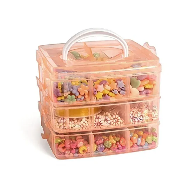 Ultimate Jewelry Making Bead Kit - Includes Storage Box and Over 1000 Beads -...