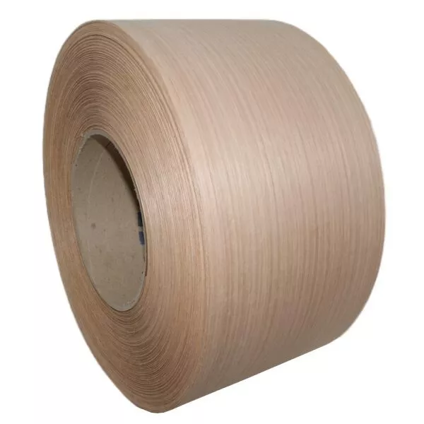 Red Oak 7'' X 250' Roll Preglued Wood Veneer Edge Banding, Iron on Hot Melt