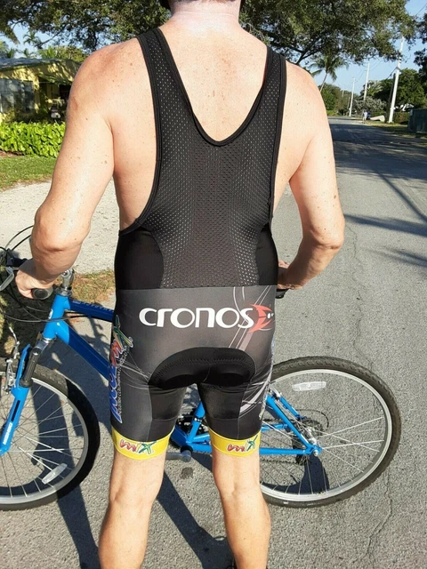INCOLMIX Colombia BIKE BICYCLE CYCLING BIB UNITARD SHORTS Padded L/XL Black