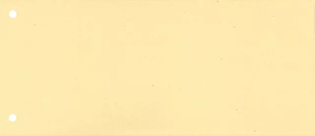Q-CONNECT Trennstreifen Heftstreifen aus Karton, kurz - gelb, 100 Stück ordnen