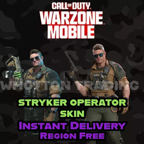 Call Of Duty Modern Warfare 3 / Mobile Warzone Stryker Operator Haut Seltener Cod