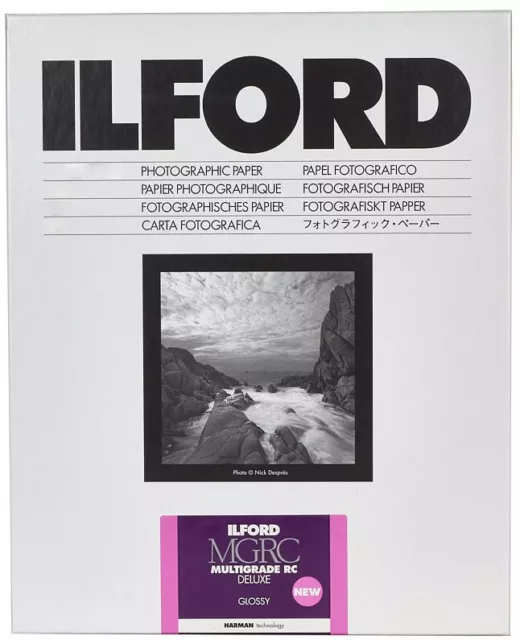 Ilford Multigrade Deluxe RC Glossy 12x16" (30.5x40.6cm) 50 sheets