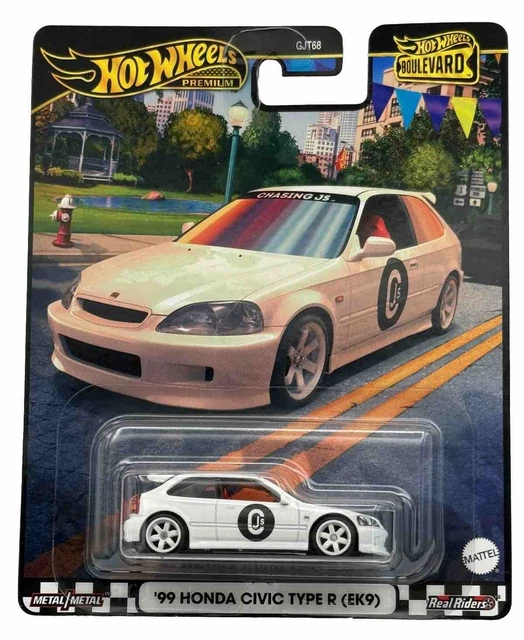 HOT WHEELS PREMIUM 2024 HW Boulevard White '99 Honda Civic Type R (EK9