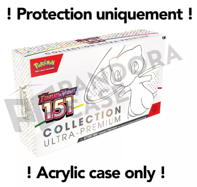 Protección Plexi - Caja Pokémon Ultra Premium Mew 151 - Resistente A UV