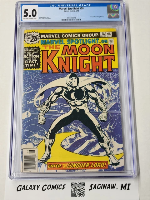 Marvel Spotlight #28 - CGC 5.0 - 1st Solo Moon Knight Story