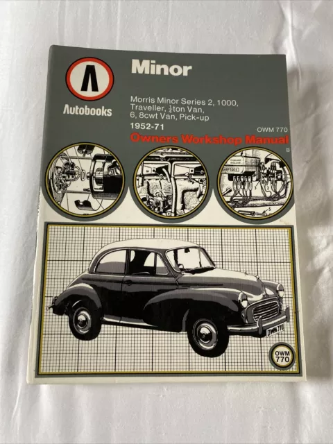 Autobooks Owners Workshop Manual OWM770 - Minor Series 2 variants - 1952-1971