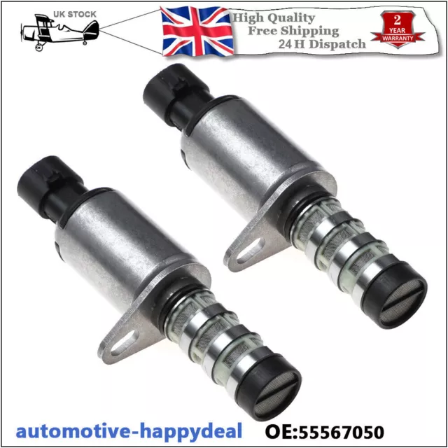 2X Camshaft Cam Position Solenoid Valve For Astra H J Insignia Vectra Vauxhall