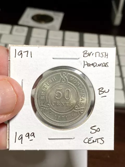 1971 British Honduras 50 Cents