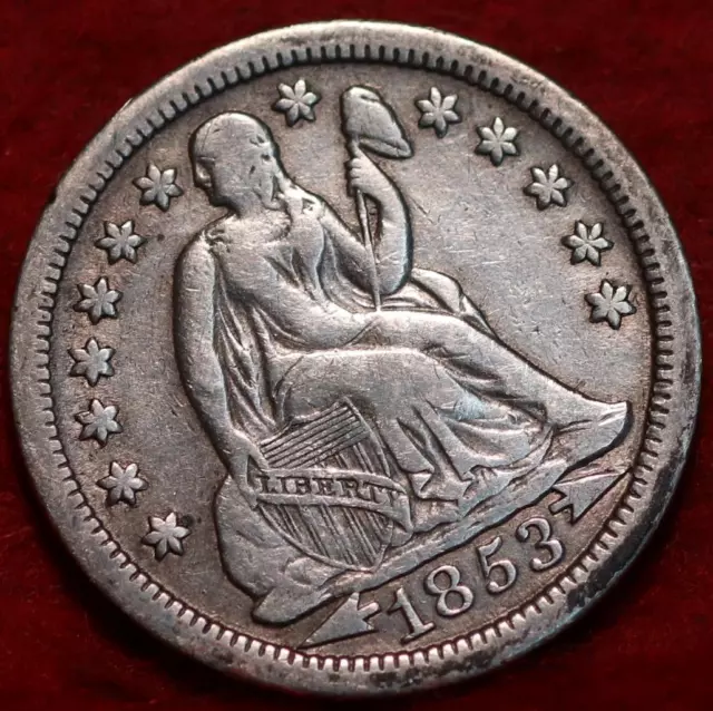 1853 Philadelphia Mint Silver Seated Liberty Dime