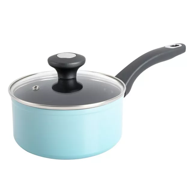 HITECLIFE Saucepan with Lid 2 Quart, Nonstick Sauce Pans for All Stoves,  Non-Toxic Small Pot 