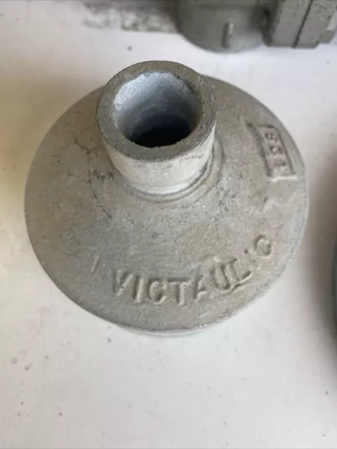 4" x 1" Victaulic Style 50 Concentric Reducer Grooved End Fitting Galvanized