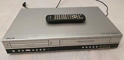 Philips DVP-3100V Lot Combi Lecteur VCR VHS DVD Vidéo