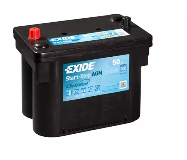 EK508 EXIDE Start-Stop AGM 12V/50Ah 800A (EN) Erstausrüstertechnologie