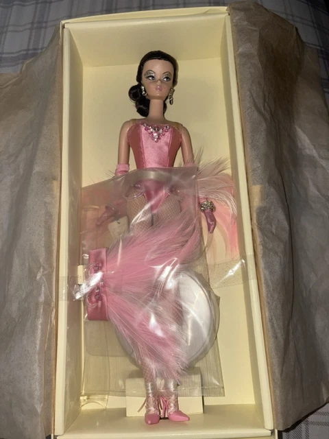BARBIE FASHION MODEL Collection, Blush & Gold Cocktail Dress Silkstone Doll  $109.99 - PicClick