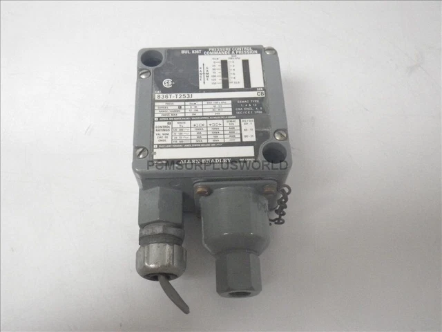 836T-T253J 836TT253J Ser CB Allen Bradley Pressure Control