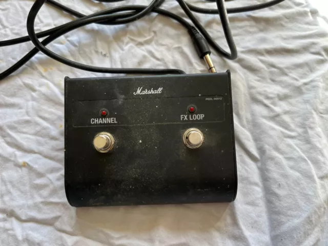 Marshall PEDL-0009 2-Button Channel/Reverb Footswitch Used