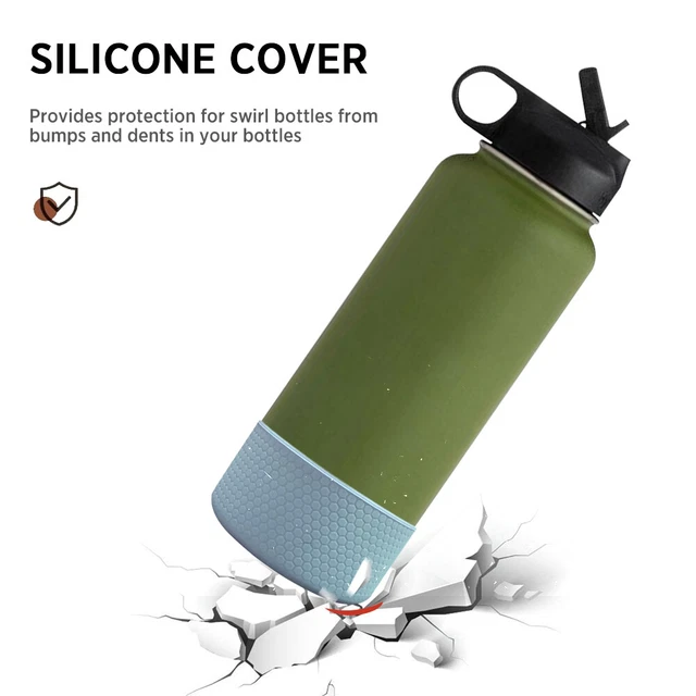 Protector de copa anticolisión para almohadilla inferior de taza de silicona (32 oz-40 oz azul cielo)