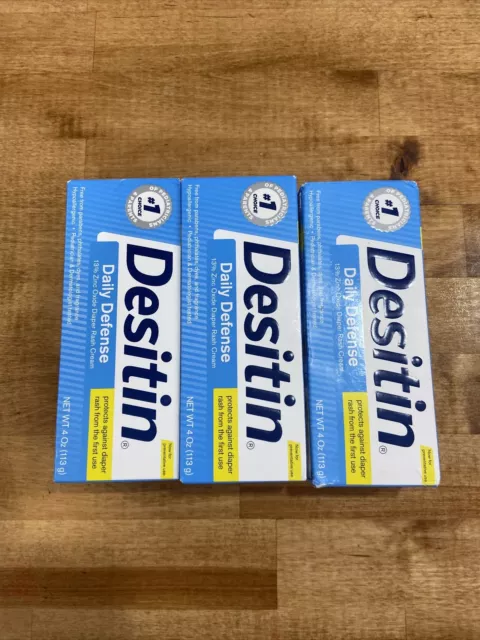 Desiring Rapid Relief Diaper Rash Cream 4 oz Cream Lot Of 3 Ex 10/2024