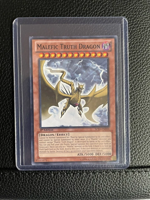 YuGiOh Malefic Truth Dragon SP14-EN044 Starfoil Rare 1st Edition LP