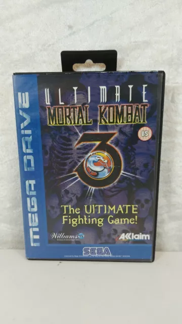 Sega Megadrive Mortal Kombat 3 Video Game PAL
