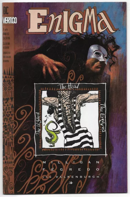 Enigma #1 of 8 DC Vertigo Milligan Fegredo Van Valkenburgh VFN 1993