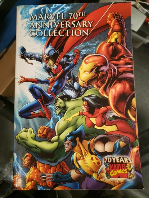 Marvel 70th Anniversary by Marvel Comics (2009, Trade Paperback, Anniversary)