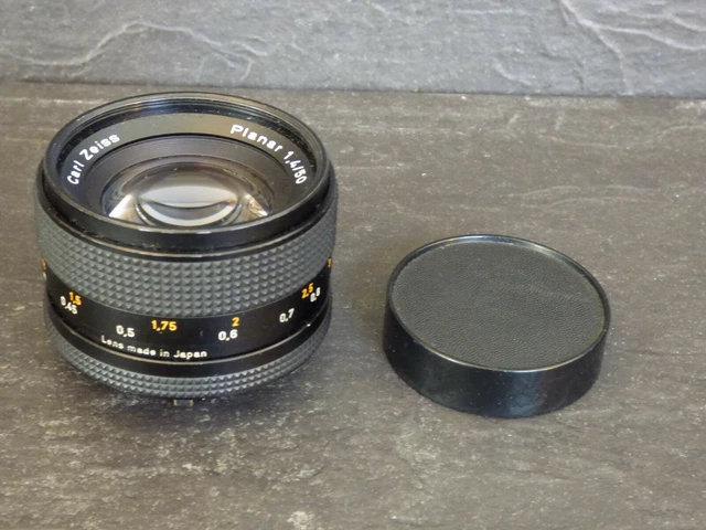 CONTAX PLANAR 1.4/50mm T*  CARL ZEISS LENS EXCELLENT CONTAX/YASHICA MOUNT