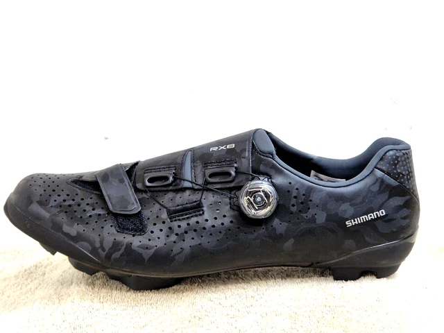 Shimano SH-RX800 SPD Herren Fahrradschuhe NEU BOA schwarz UK 10,2 EU 46 UVP £170